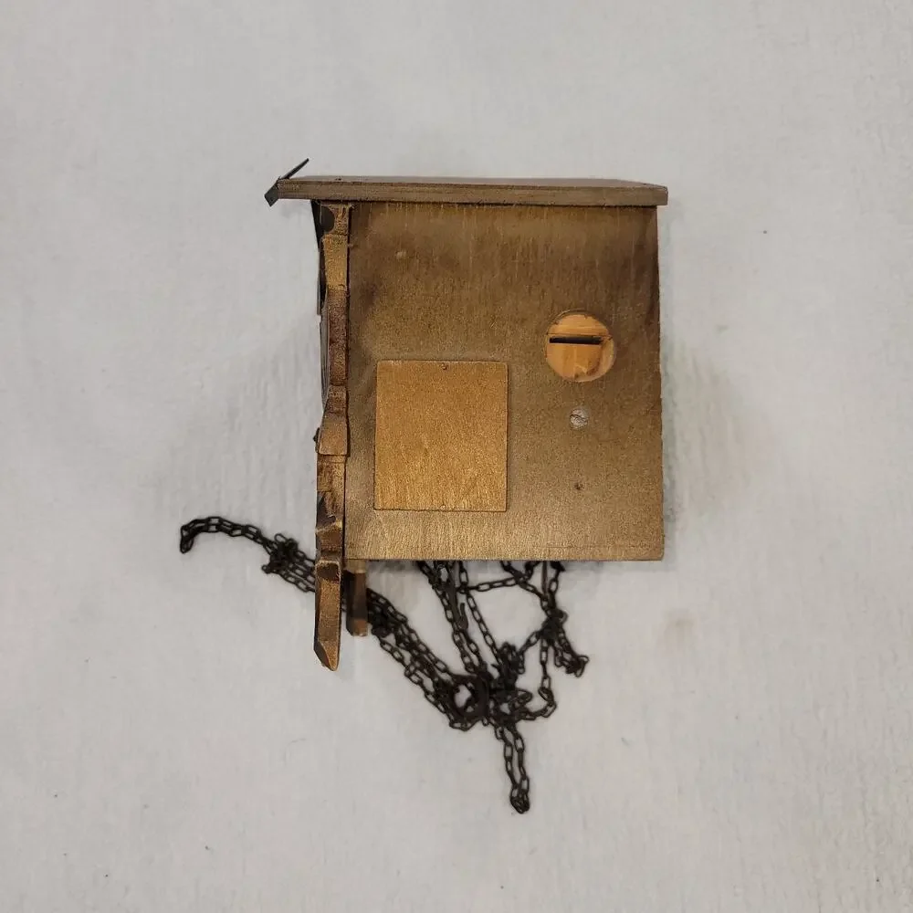 Vintage Cuckoo Clock Brown Clocks Swedish Clocks Time Black Forest